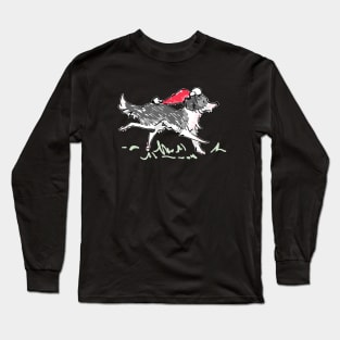 Christmas Collie Long Sleeve T-Shirt